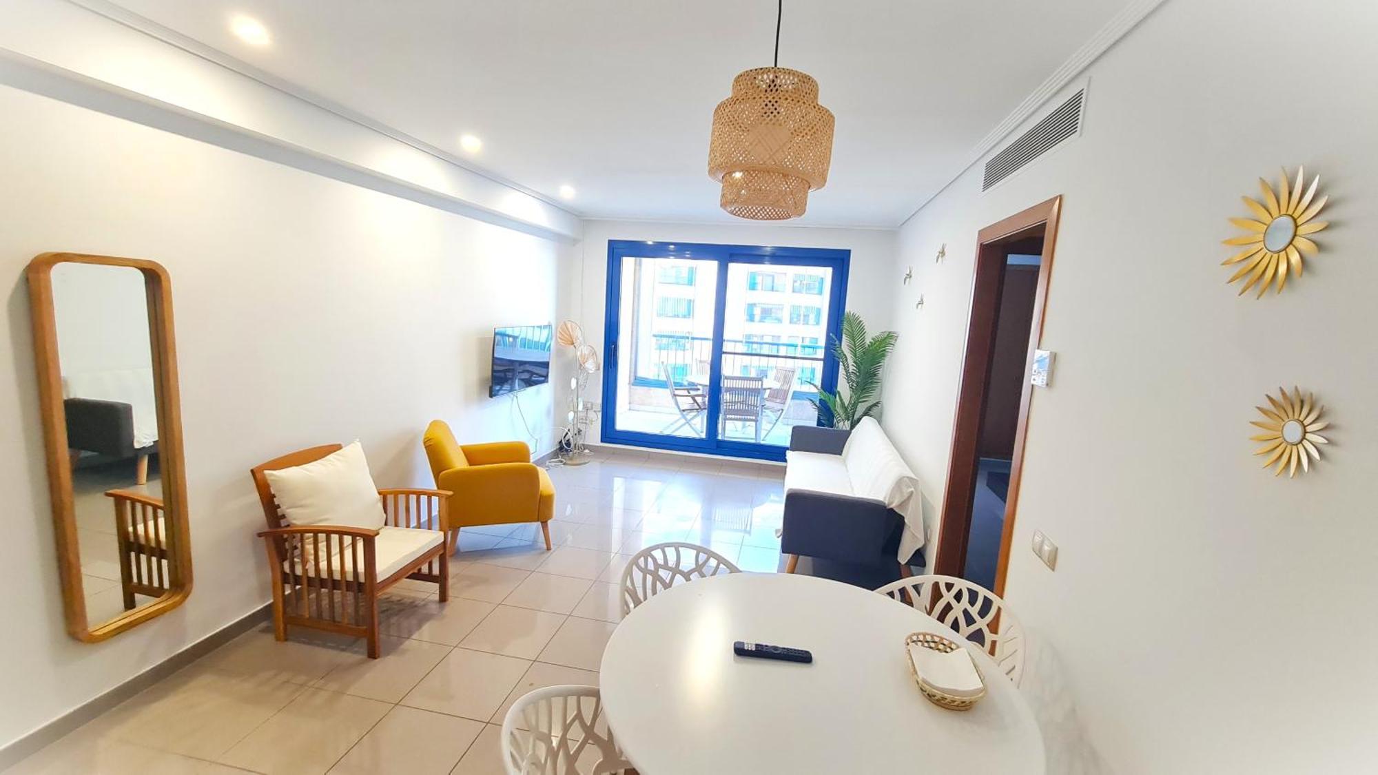 Beach Valencia Luxury D15-9 Apartment With Terrace And Sea Views With Two Rooms Esterno foto